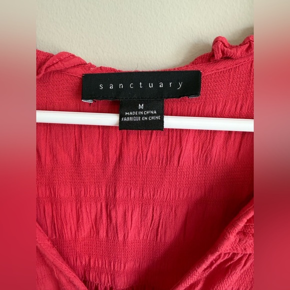 Sanctuary Raspberry Red Sweet Memory Top - Picture 4 of 9